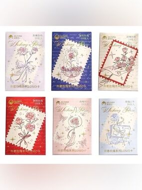 NEW Mr. Paper Wishing Rose LOMO Card Set Mini Postcards for Journaling, Planner